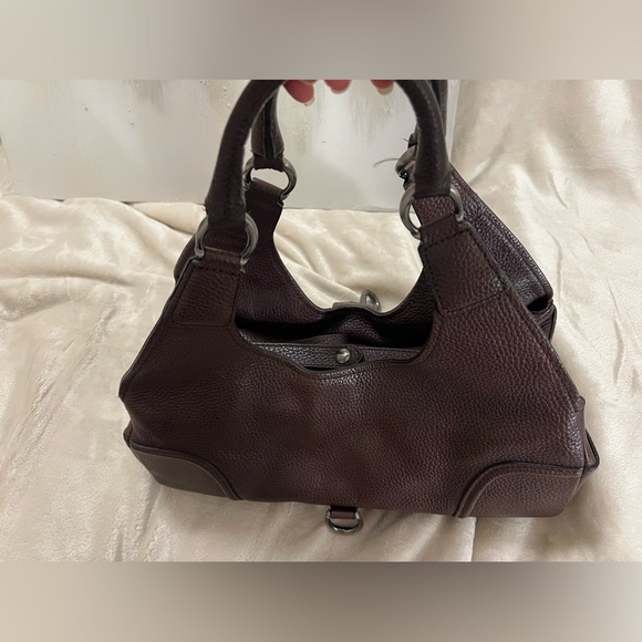 COCCINELLE Italian Leather Dark Brown Leather Shoulder Bag - Picture 10 of 16